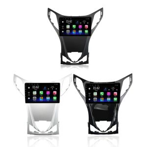 Car Frame Fascia Adapter Canbus Box Decoder Tesla Android Radio Dash Fitting Panel Kit For Hyundai Azera Grandeur HG (XD-090)