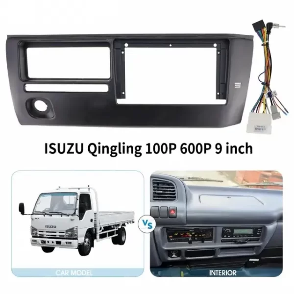 Car Frame Fascia Adapter Android Radio Audio Dash Fitting Panel Kit For Isuzu Qingling 100p 600p (WSL-013) - Image 2