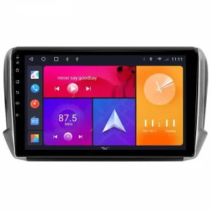 Car Frame Fascia Adapter Canbus Box Decoder For Peugeot 208 2008 2014-2018 Android Dash Fitting Panel Kit (BZ-009)