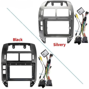 Car Frame Fascia Adapter Canbus Box For Volkswagen Polo VM 2004-2010 Android Radio Dash Fitting Panel Kit (DZ-047)