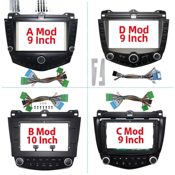 Car Frame Fascia Adapter Canbus Android Radio Dash Fitting Panel Kit For Honda Accord 7 (BT-021) - Image 4