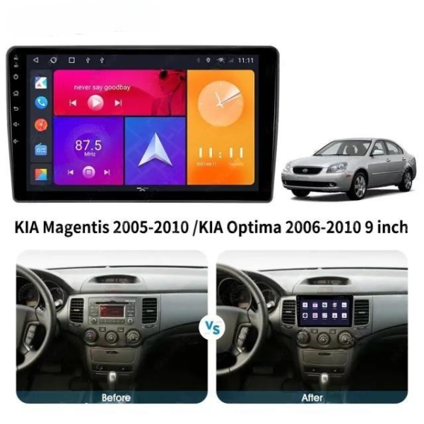 Car Frame Fascia Adapter For KIA Magentis Optima Android Radio Audio Dash Fitting Panel Kit (QY-089) - Image 4