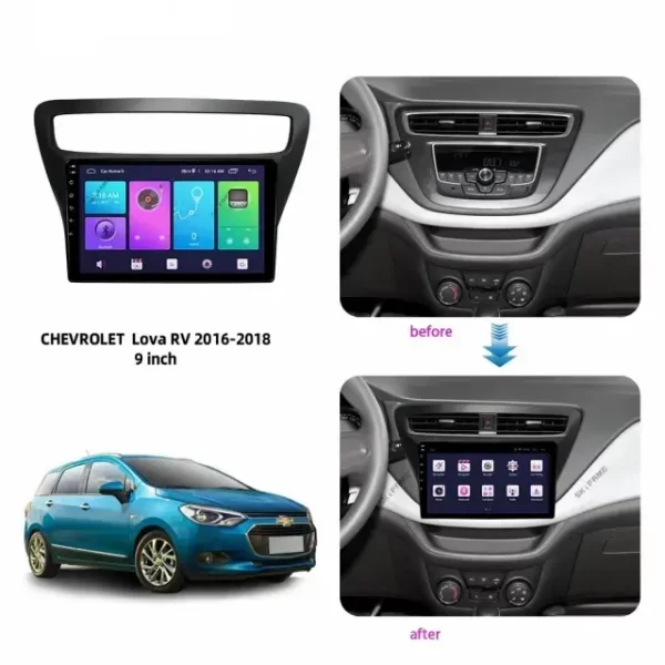 Car Frame Fascia Adapter For Chevrolet Lova RV Android Radio Dash Fitting Panel Kit (FXL-006) - Image 2